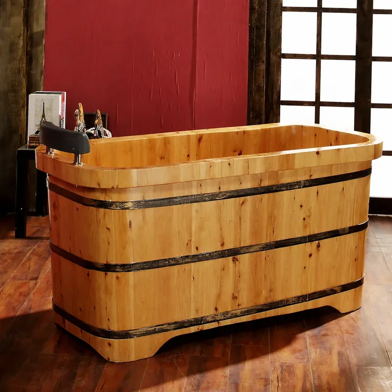 Health Wellness Spa - Vasca da Bagno in Legno di
