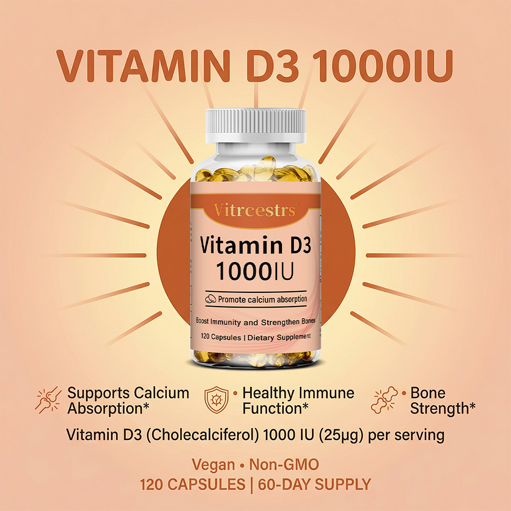 Capsule di vitamina D3 1000 UI - Health Wellness And recensione e prezzo