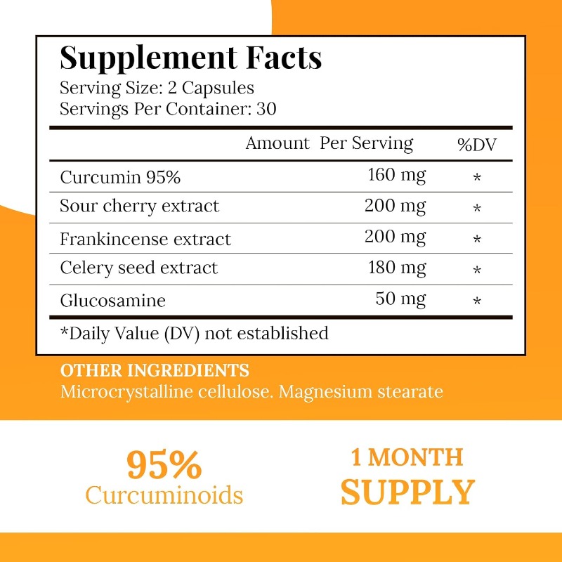 Curcuma 95% e Glucosamina Cont - Health Wellness And recensione e prezzo